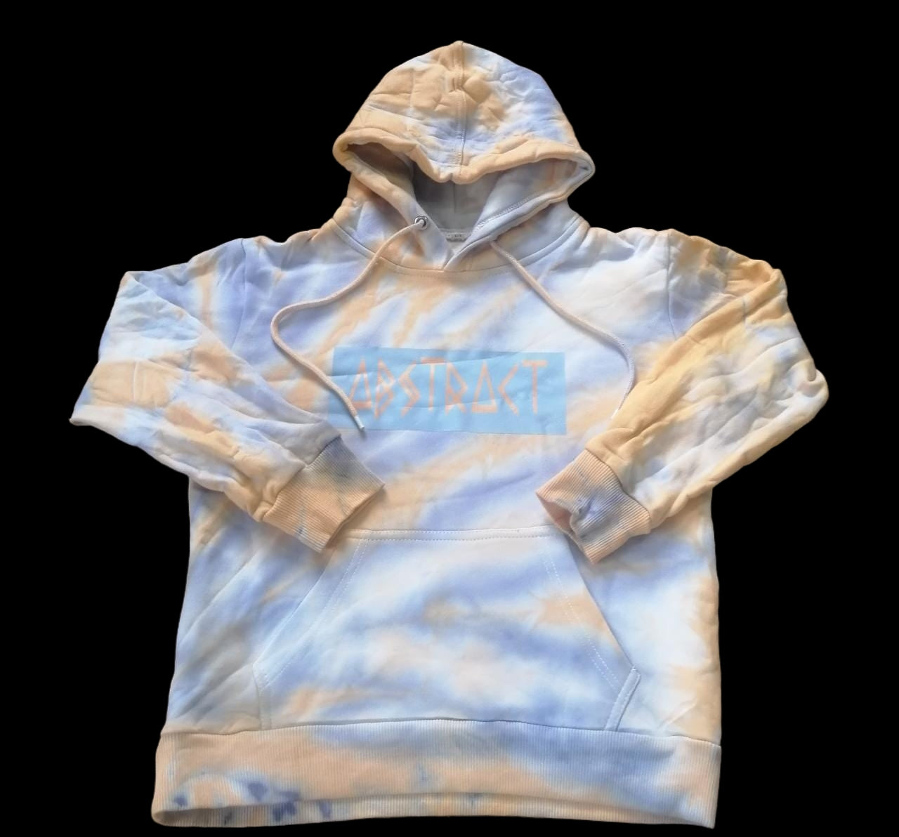 Youth OG Abstract Tie Dye Hoodie X-Small / Blue/Gold,XL / Blue/Gold,Large / Blue/Gold,Medium / Blue/Gold,Small / Blue/Gold Dark Gray