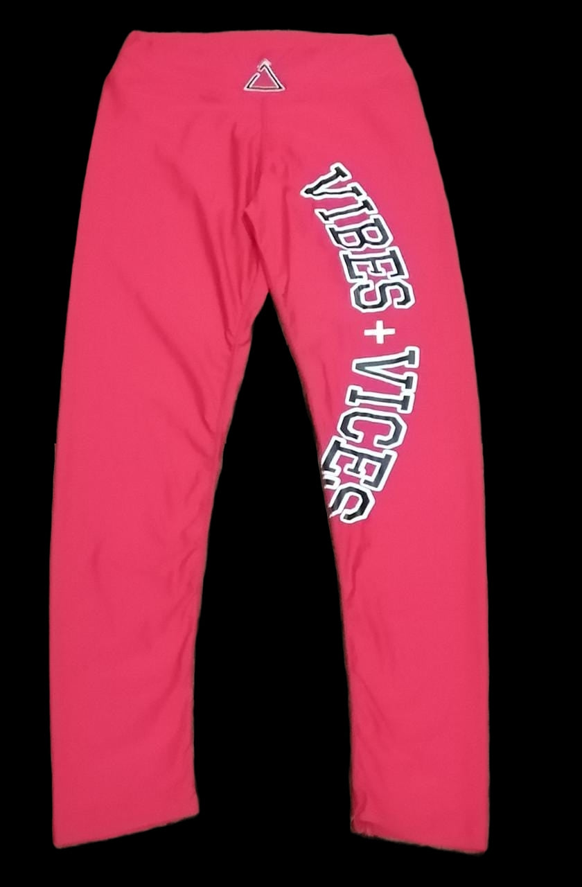 Vibes and Vices Leggings Activewear Small / Red/White/Black,Medium / Red/White/Black,Large / Red/White/Black,X-Large / Red/White/Black,2X-Large / Red/White/Black Maroon