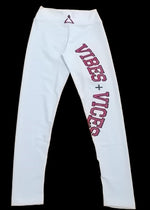 Vibes and Vices Leggings Activewear X-Large / White/Red/Black,2X-Large / White/Red/Black,Large / White/Red/Black,Medium / White/Red/Black,Small / White/Red/Black Light Gray