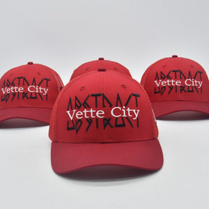 Vette City Trucker Hat - Abstract-Lyfestyle