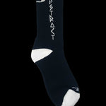 Str8 ^ Socks One Size / Black/White / Cotton Black