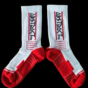 OG Block Socks Socks White/Red / Size 8-11 Light Gray