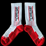 XL OG Block Socks Socks White/Red / Size 12-15 Light Gray