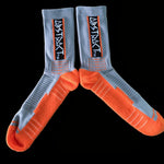 XL OG Block Socks Socks Gray/Orange / Size 12-15 Black