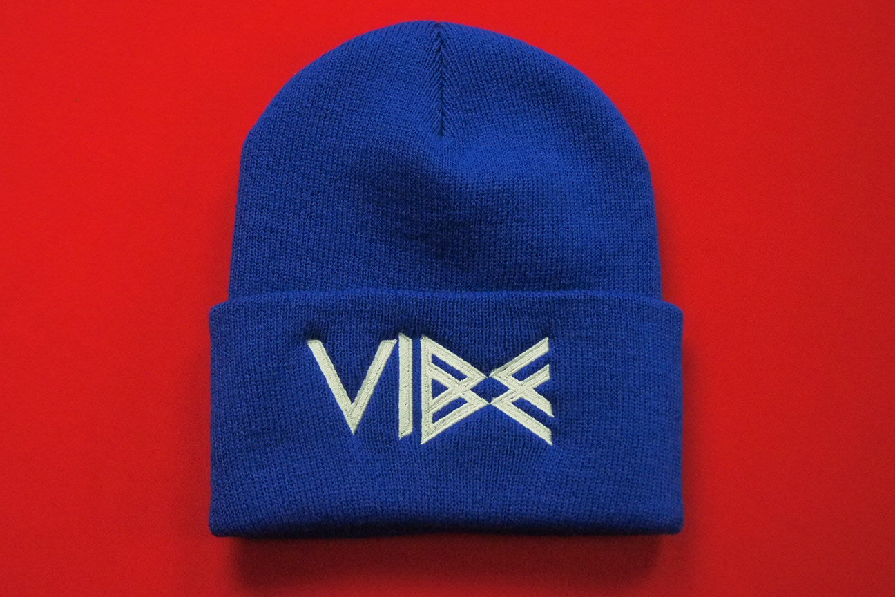 The Vibe Knit Cuffed Beanie - Abstract-Lyfestyle